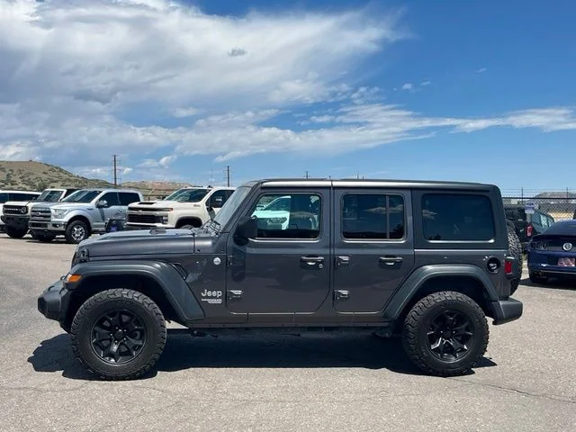 Used 2018 Gray Jeep Unlimited Sport S image 2