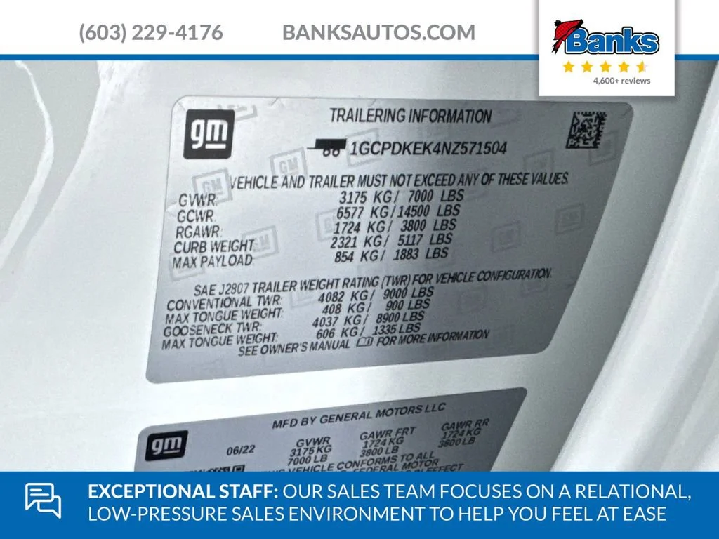 Certified Used 2022 Summit White Chevrolet LT (2FL) image 10