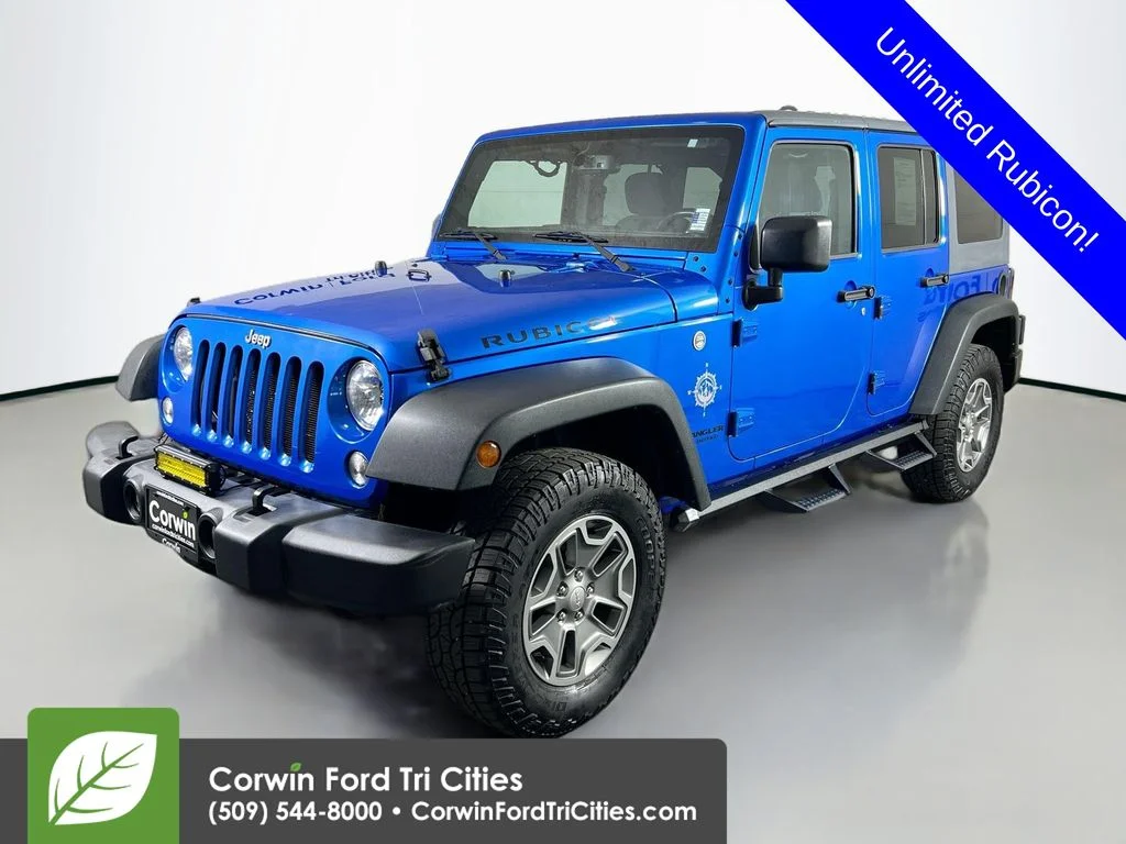 Used 2016 Blue Jeep Unlimited Rubicon image 5