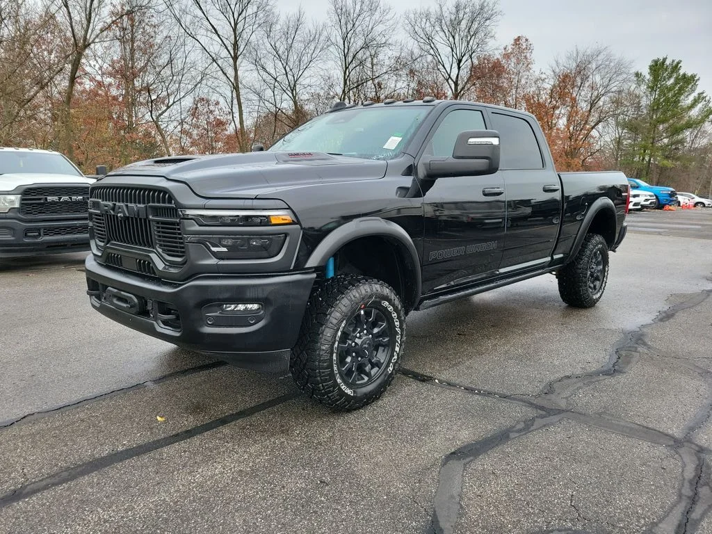 New 2026 Diamond Black Crystal Pearl-Coat Exterior Paint RAM Power Wagon image 2