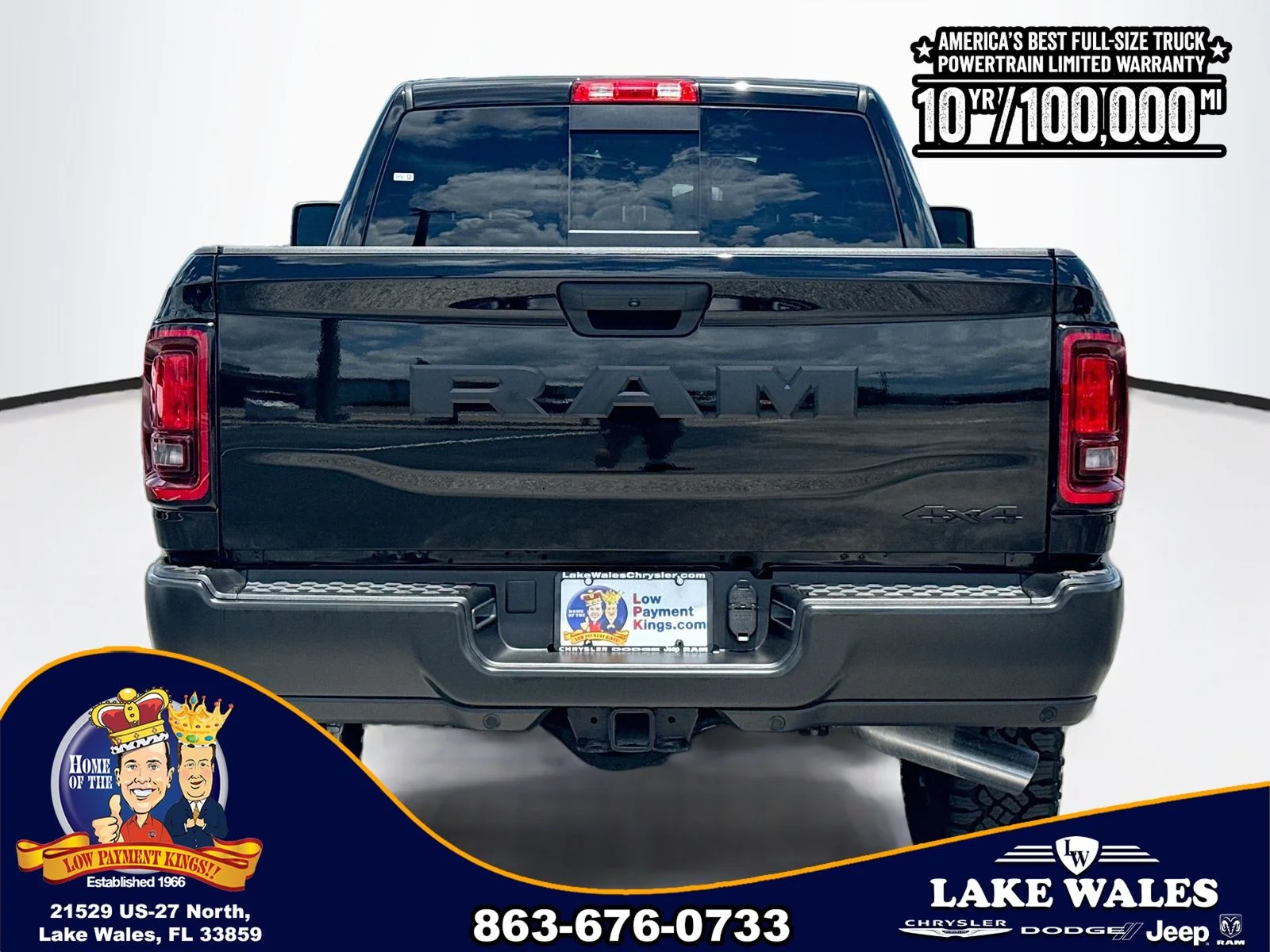 New 2026 Diamond Black Crystal Pearl-Coat Exterior Paint RAM Warlock image 5