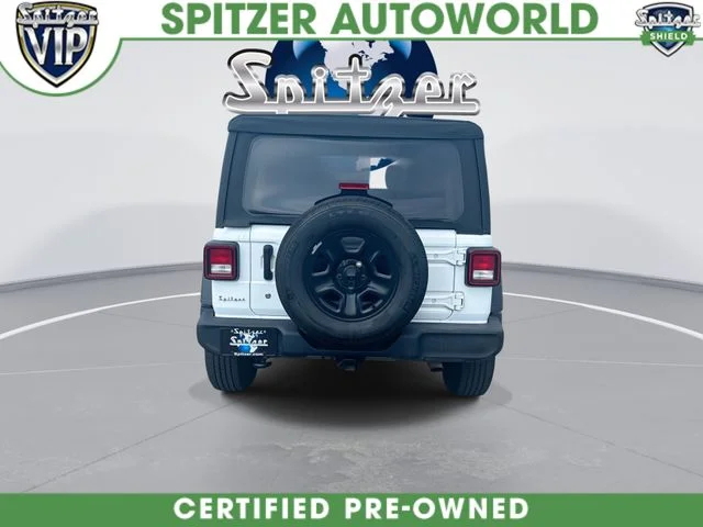 Used 2020 White Jeep Unlimited Sport image 8