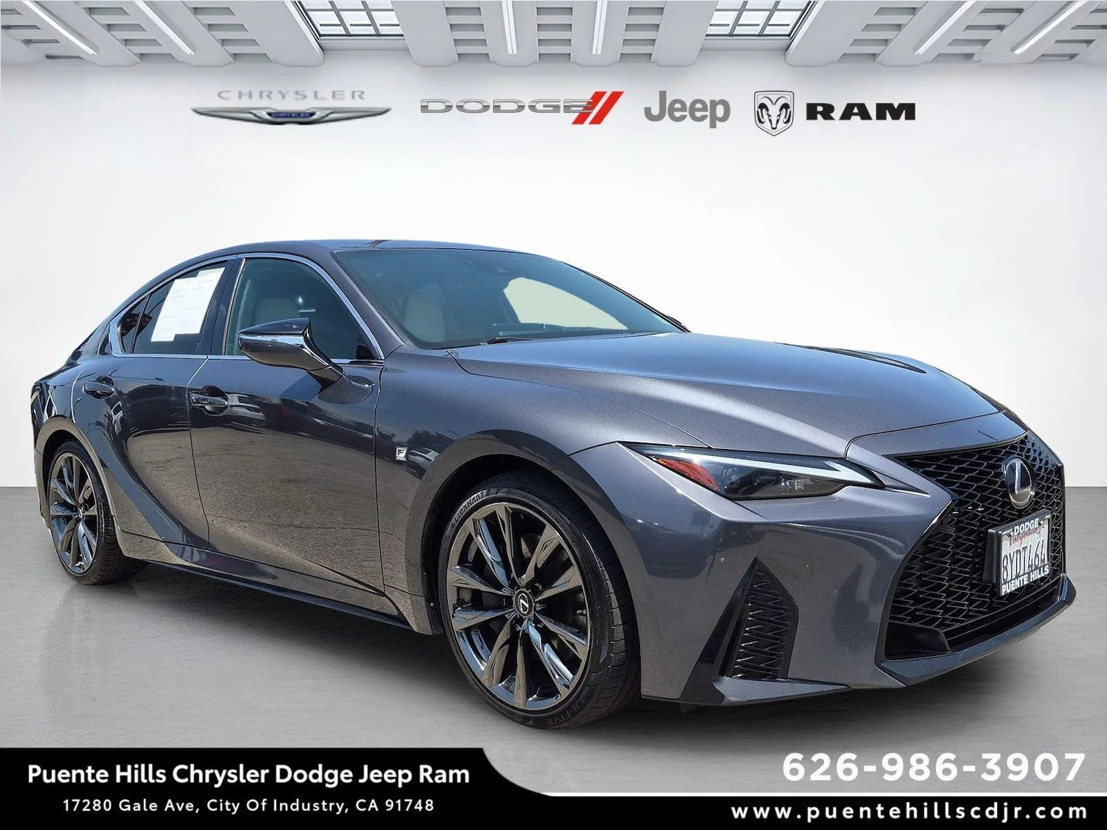 Used 2021 Cloudburst Gray Lexus IS 350 F SPORT image 1