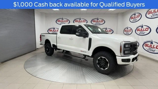 New 2026 Star White Metallic Tri-Coat Ford Lariat image 2