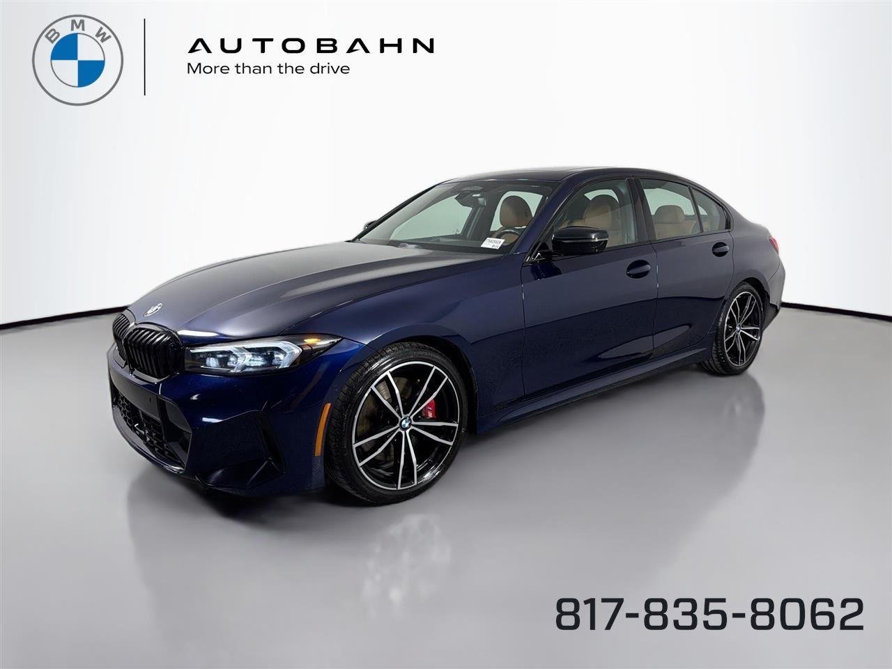Certified Used 2023 Tanzanite Blue II Metallic BMW 330i image 1
