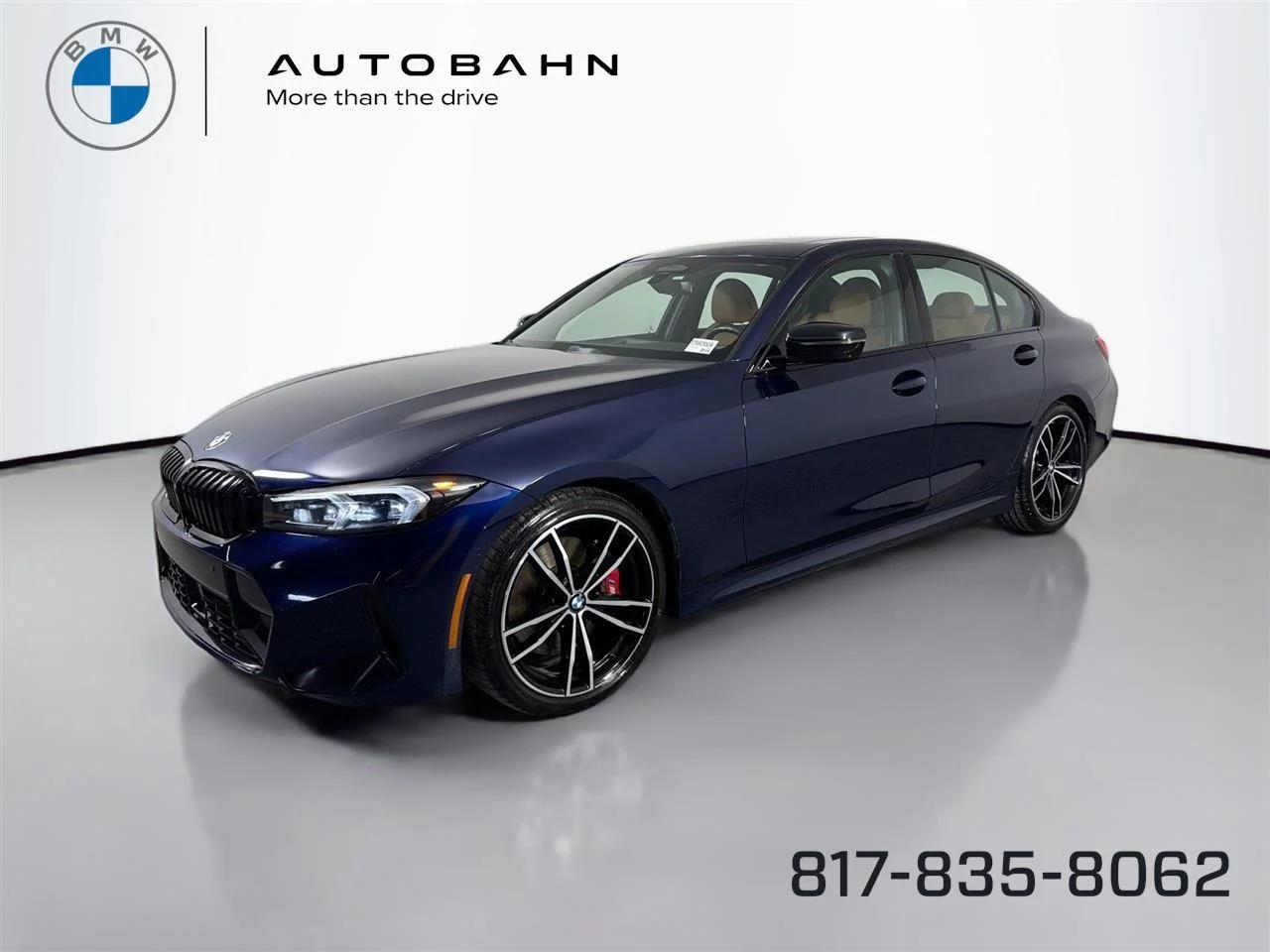 Certified Used 2023 Tanzanite Blue II Metallic BMW 330i image 1