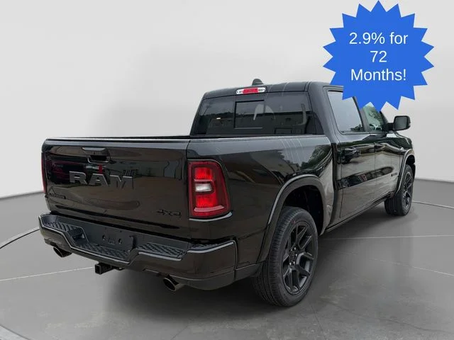 New 2026 Diamond Black Crystal Pearl-Coat Exterior Paint RAM Laramie image 5