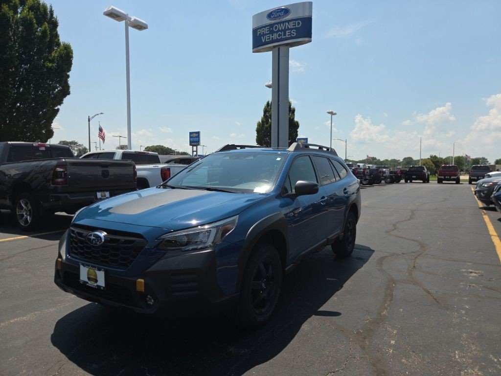 Used 2023 Blue Subaru Wilderness CVT image 1