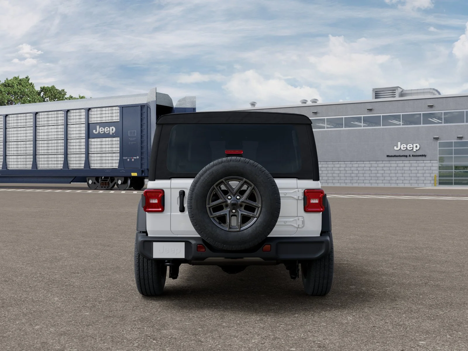 New 2027 Bright White Clearcoat Jeep Sport S image 7