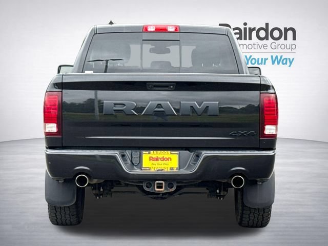 Used 2018 Brilliant Black Crystal Pearlcoat Ram Night image 5