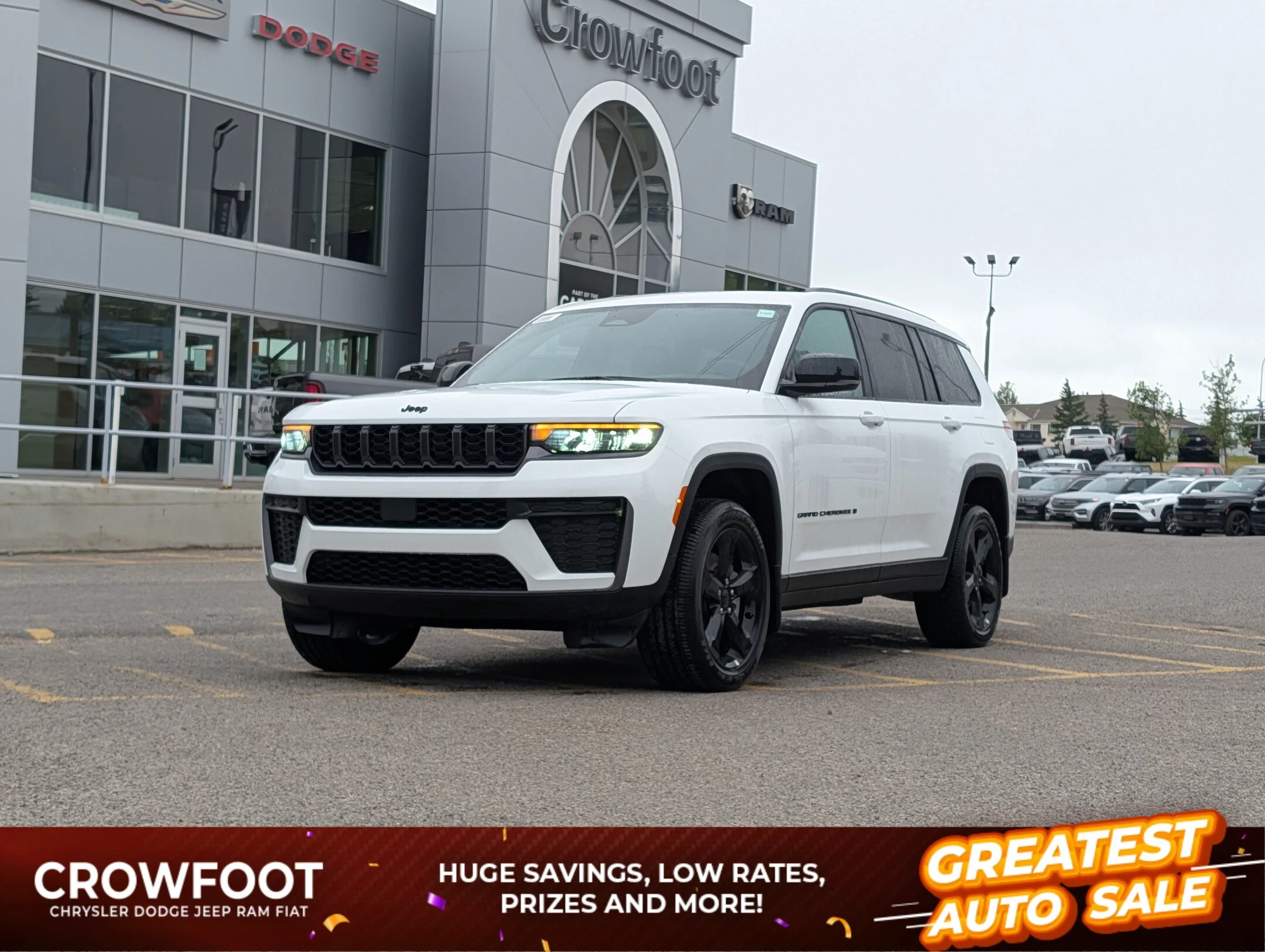 New 2026 White Jeep Altitude - - 4x4 - 20 Gloss Black Wheels - Remote Start - Capri Leatherette & More! image 1