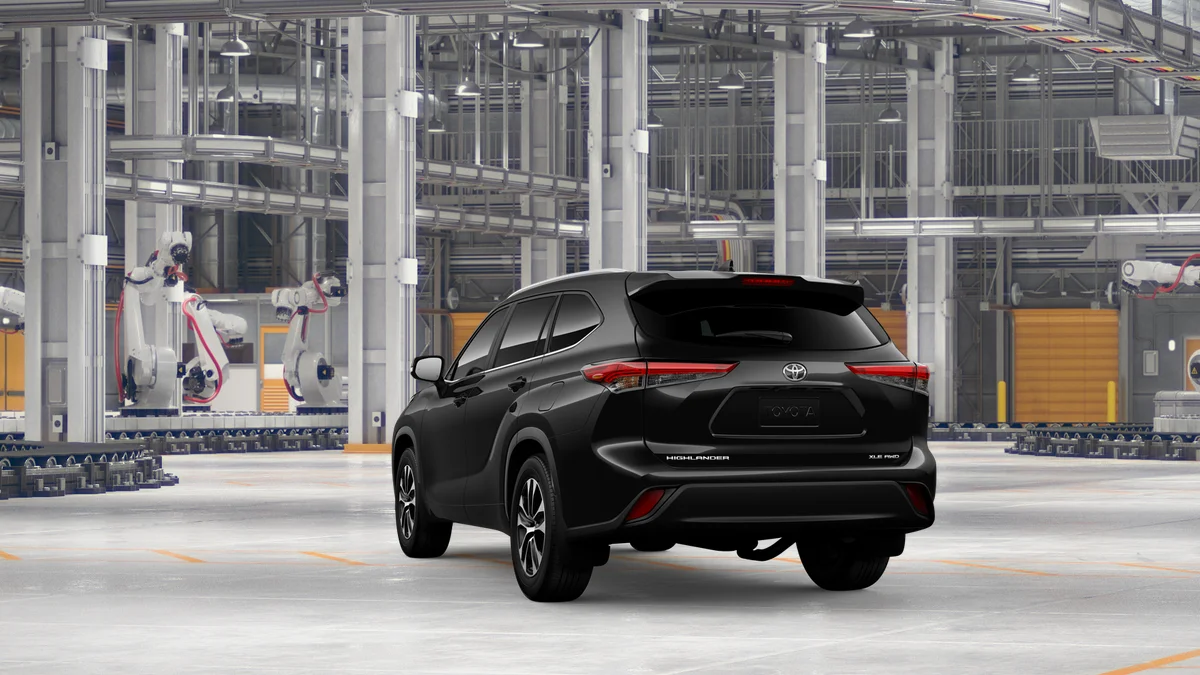 New 2026 Midnight Black Metallic Toyota XLE image 7
