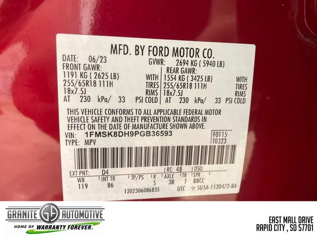 Used 2023 Red Ford XLT image 33