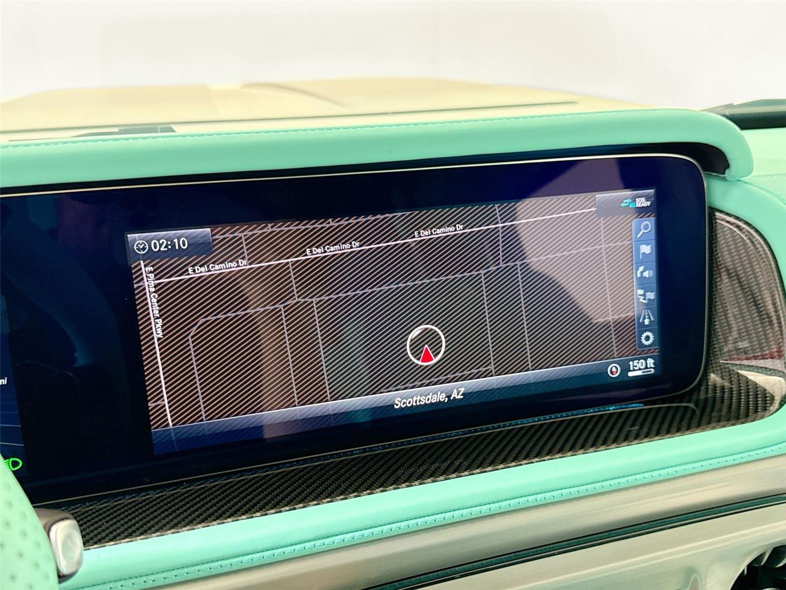 Used 2024 Polar White Mercedes-Benz AMG® G 63  Brabus Custom Widebody / Custom Tiffany Interior image 16