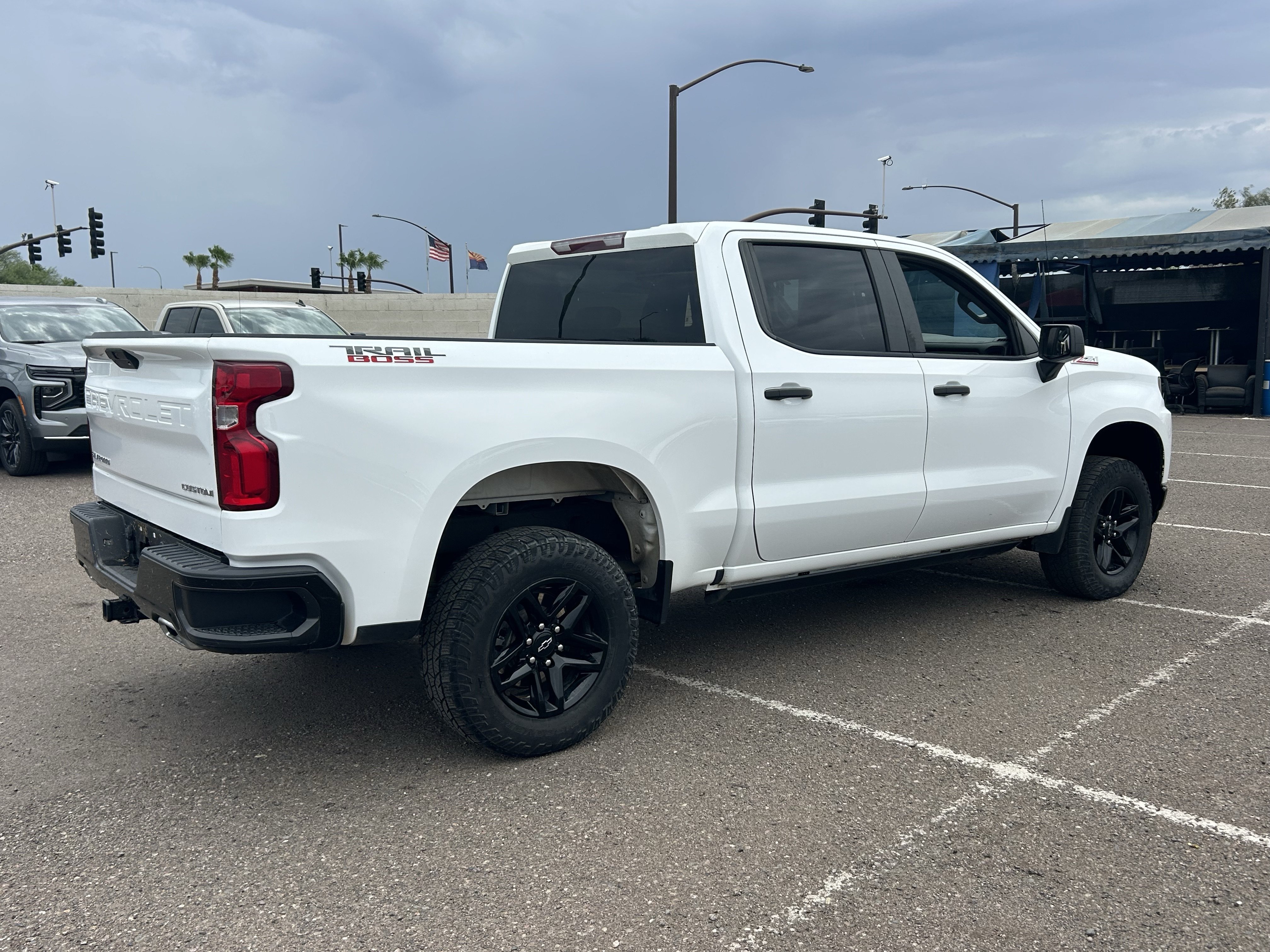 Certified Used 2021 SUMMIT WHITE Chevrolet Custom Trail Boss image 5