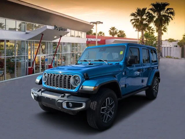 Used 2024 Blue Jeep Sahara image 7