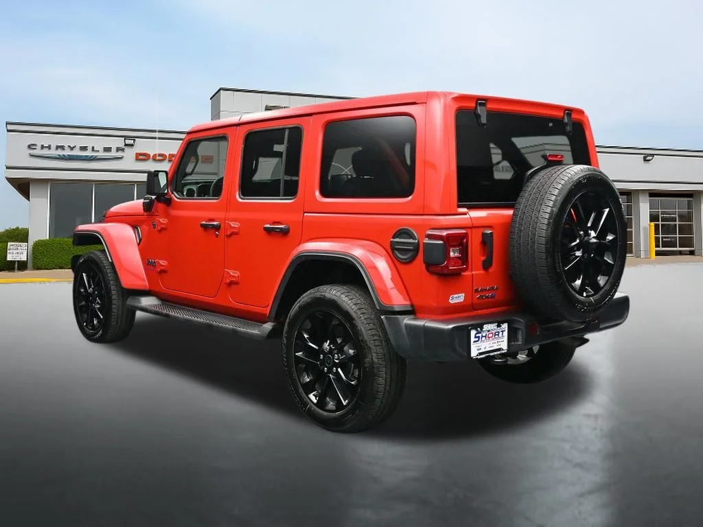 Used 2025 Red Jeep Sahara 4xe image 3