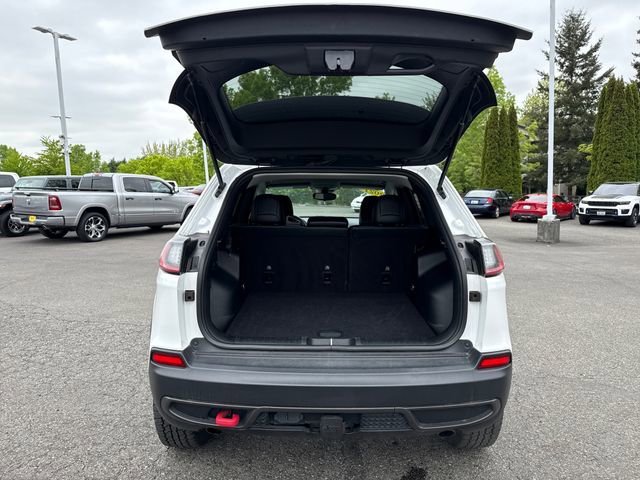 Used 2022 Bright White Clearcoat Jeep Trailhawk image 6