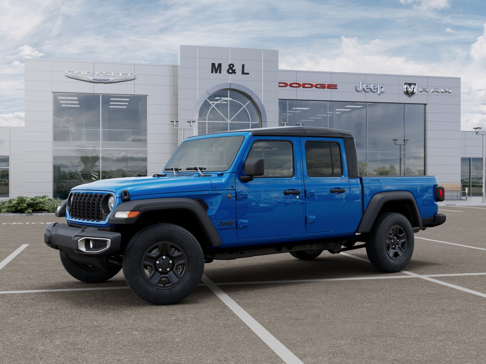 New 2026 Hydro Blue Pearl-Coat Exterior Paint Jeep Sport 4x4 image 29