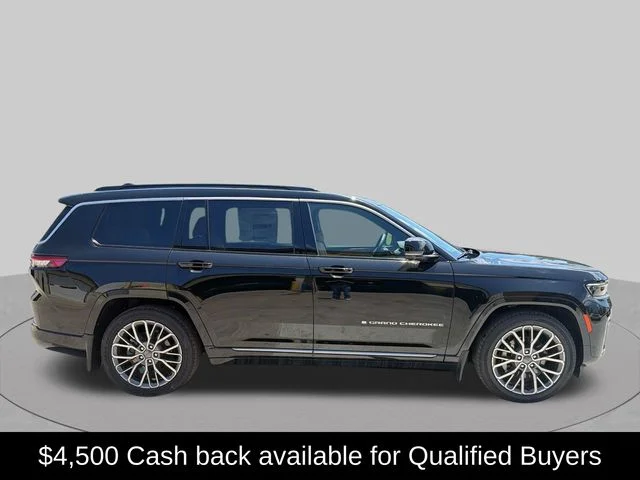 New 2026 Diamond Black Crystal Pearl-Coat Exterior Paint Jeep Summit image 2