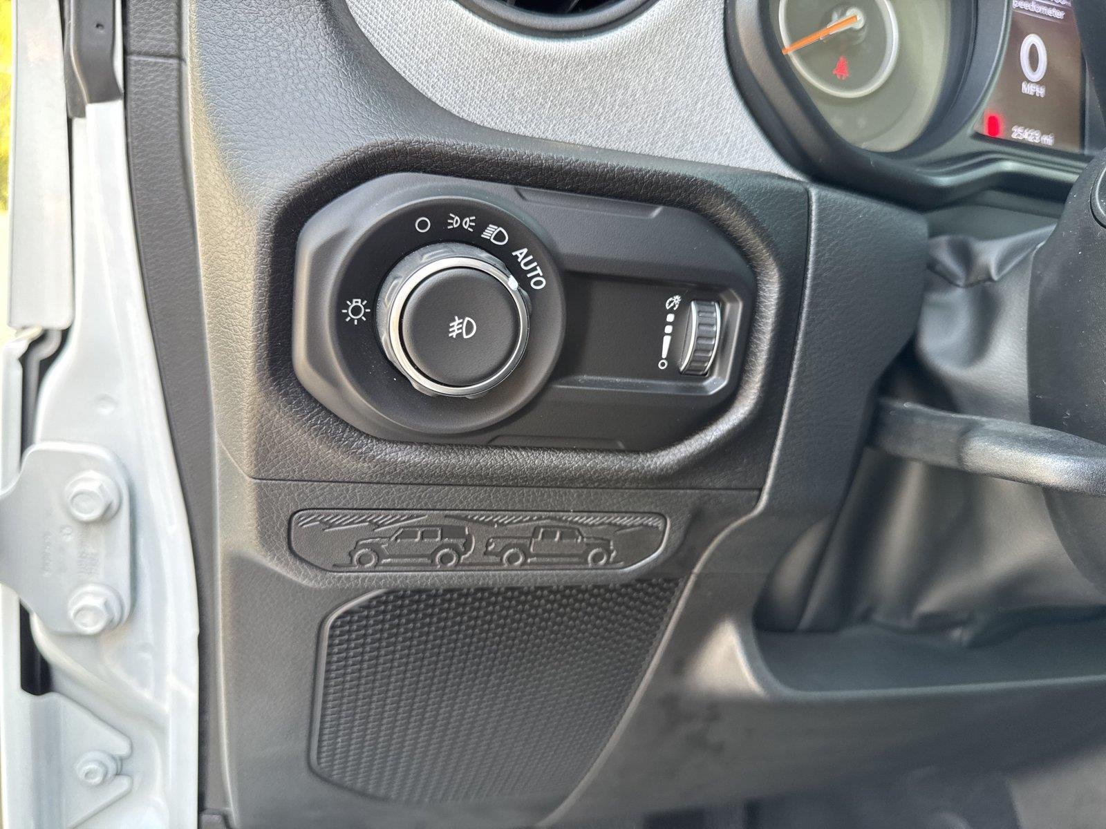 Used 2025 Bright White Clearcoat Jeep Willys image 18
