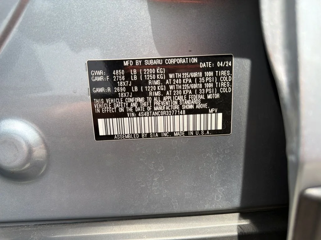 Used 2024 Silver Subaru Limited image 51