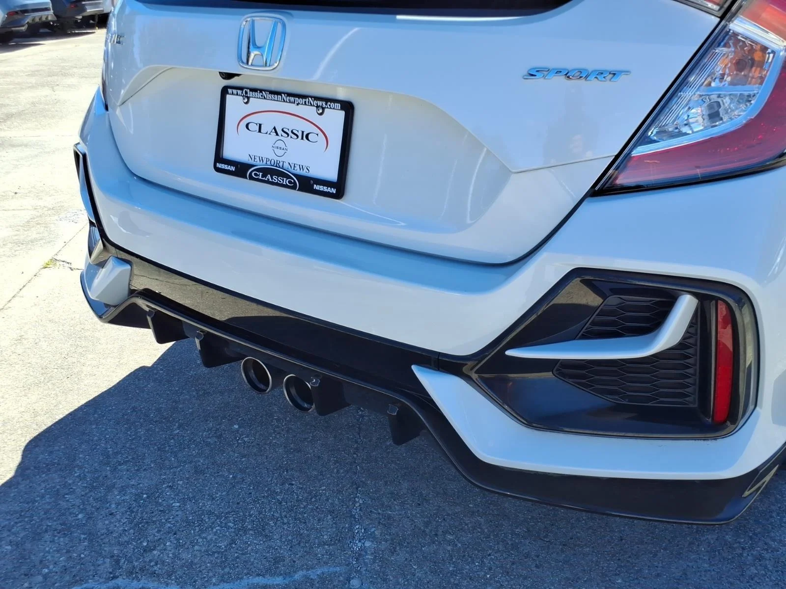 Used 2021 Platinum White Pearl Honda Sport image 8