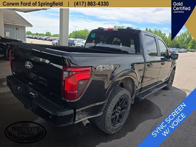 Used 2024 Agate Black Metallic Ford STX image 5
