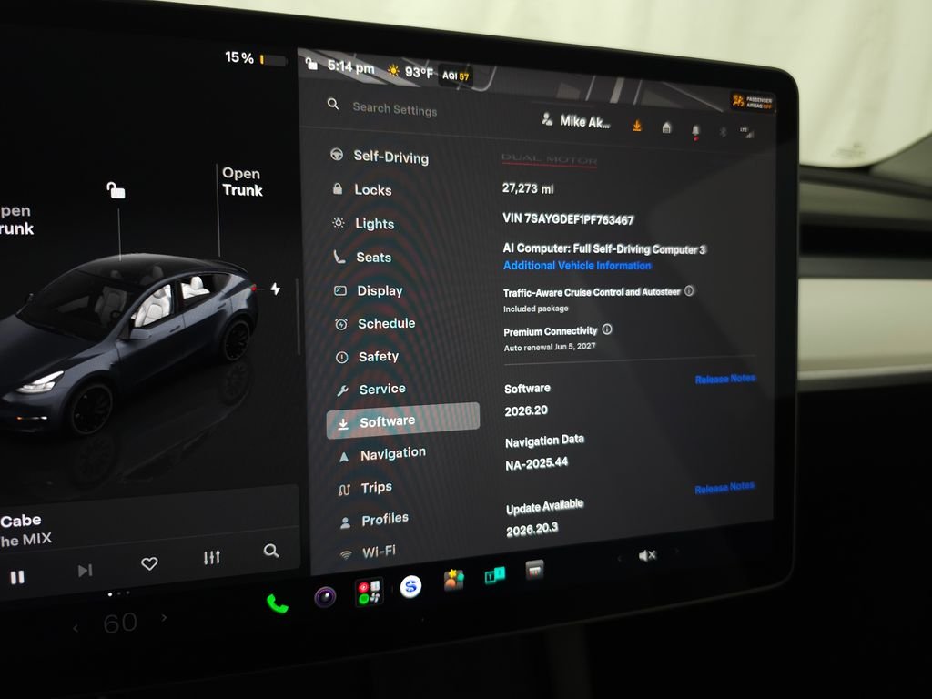 Used 2023 Midnight Silver Metallic Tesla Performance image 26