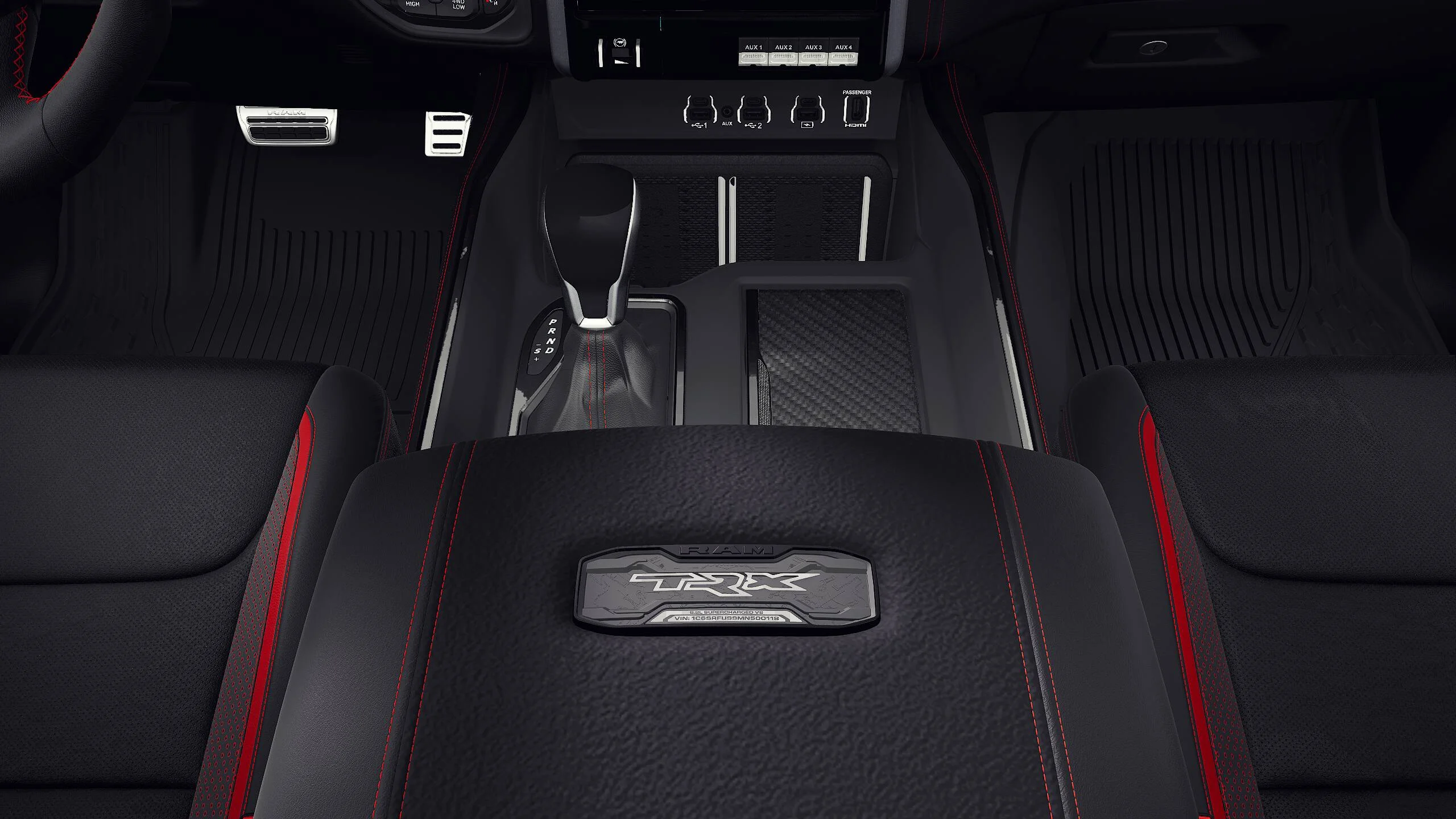 New 2027 Diamond Black Crystal Pearl-Coat Exterior Paint RAM TRX image 4