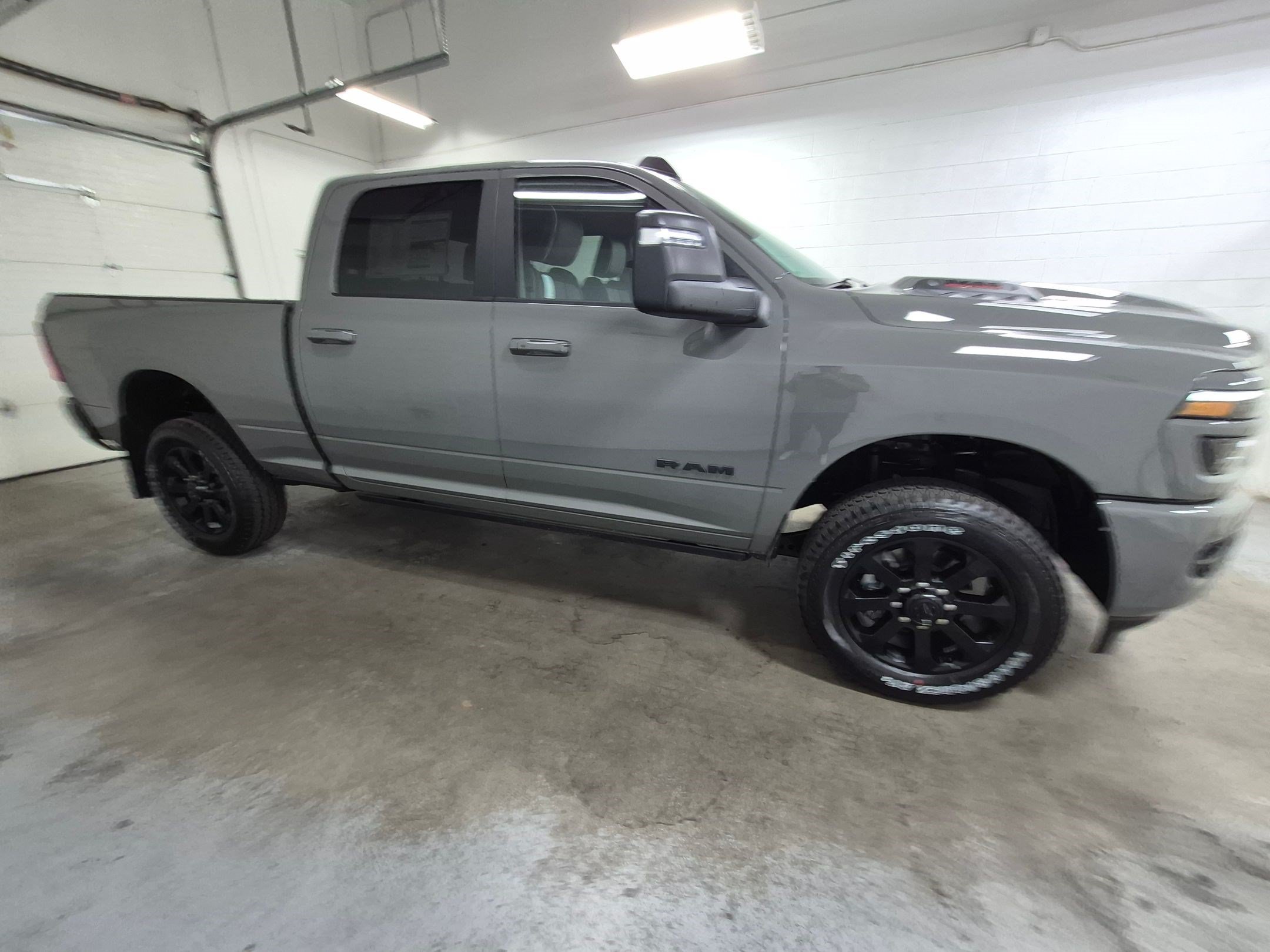 New 2026 Ceramic Gray Clear-Coat Exterior Paint RAM Laramie image 3