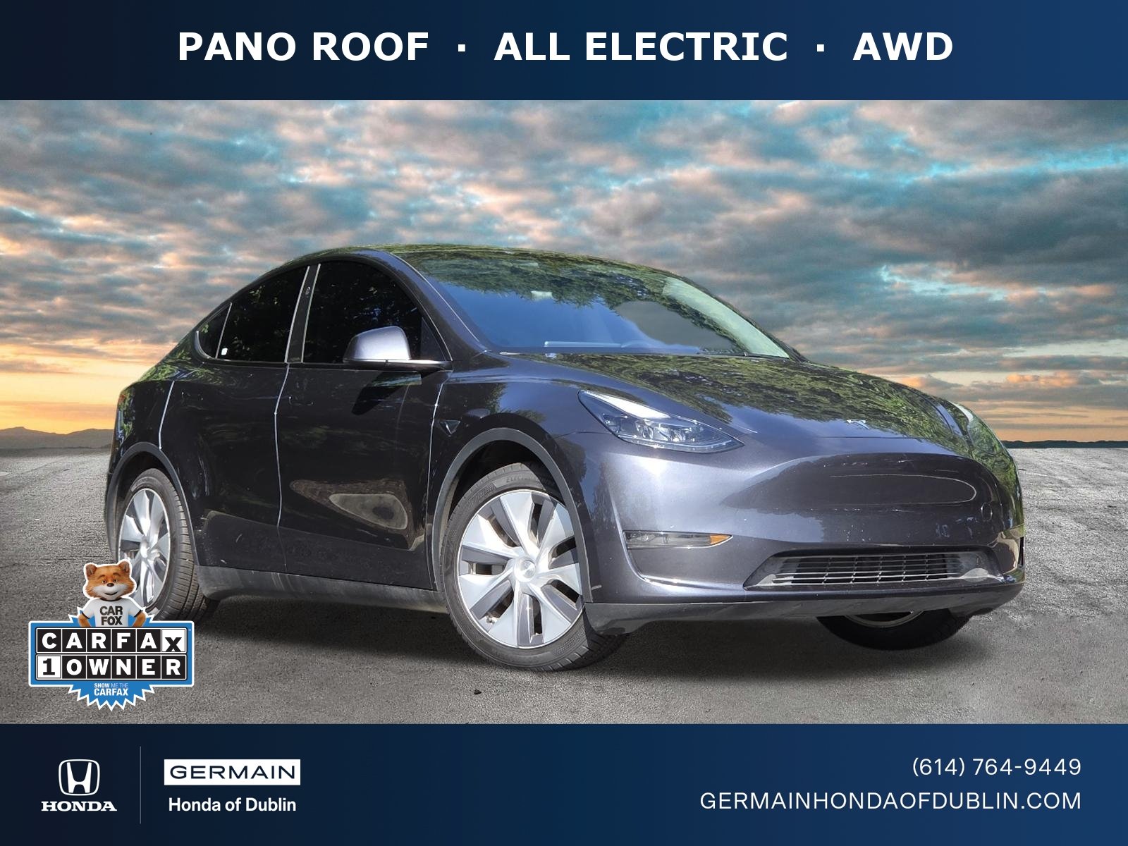 Used 2024 Stealth Gray Tesla Long Range image 1