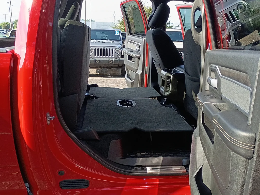 Used 2022 Flame Red Clear Coat Ram Lone Star image 17
