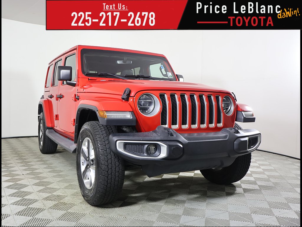 Used 2019 RED Jeep Sahara image 1