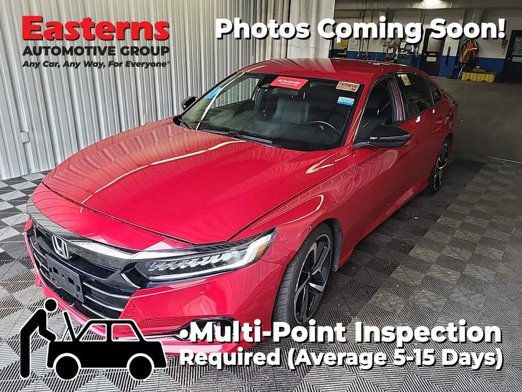 Used 2021 Red Honda Sport image 1