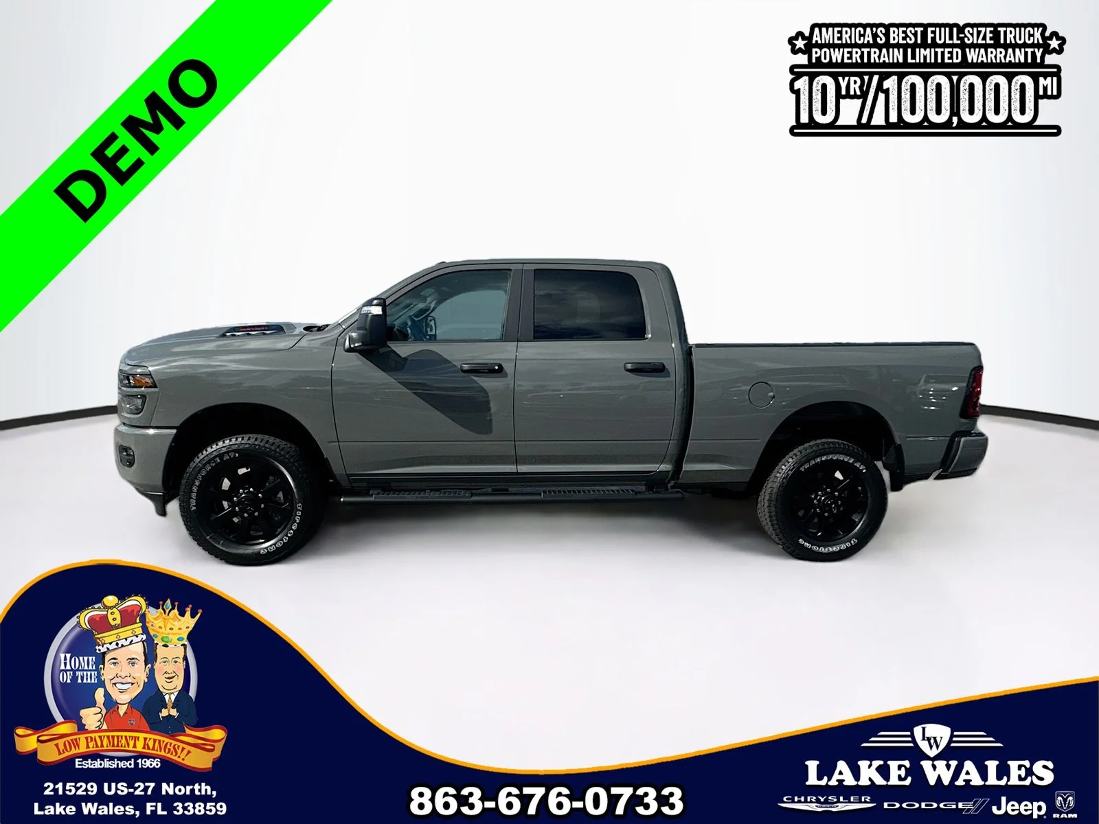 New 2026 Ceramic Gray Clear-Coat Exterior Paint RAM Tradesman image 3