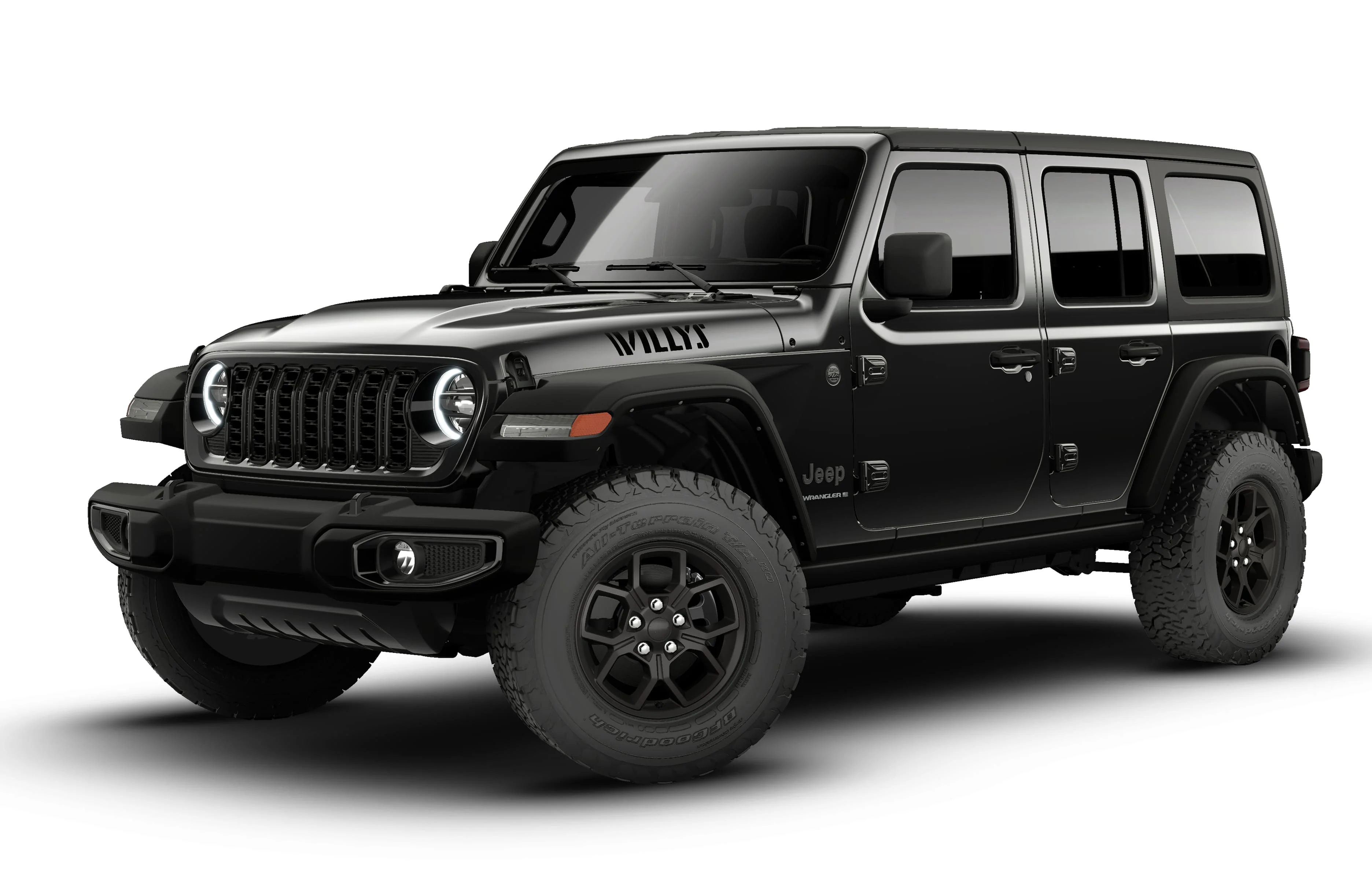 New 2026 Black Clear-Coat Exterior Paint Jeep Willys image 27