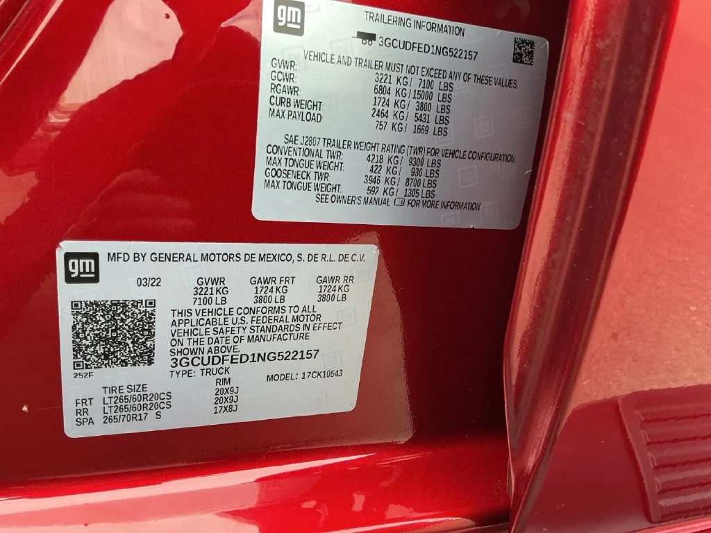 Used 2022 CHERRY RED TINTCOAT Chevrolet LT Trail Boss image 31