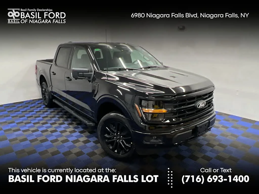 New 2026 Agate Black Metallic Ford XLT image 1