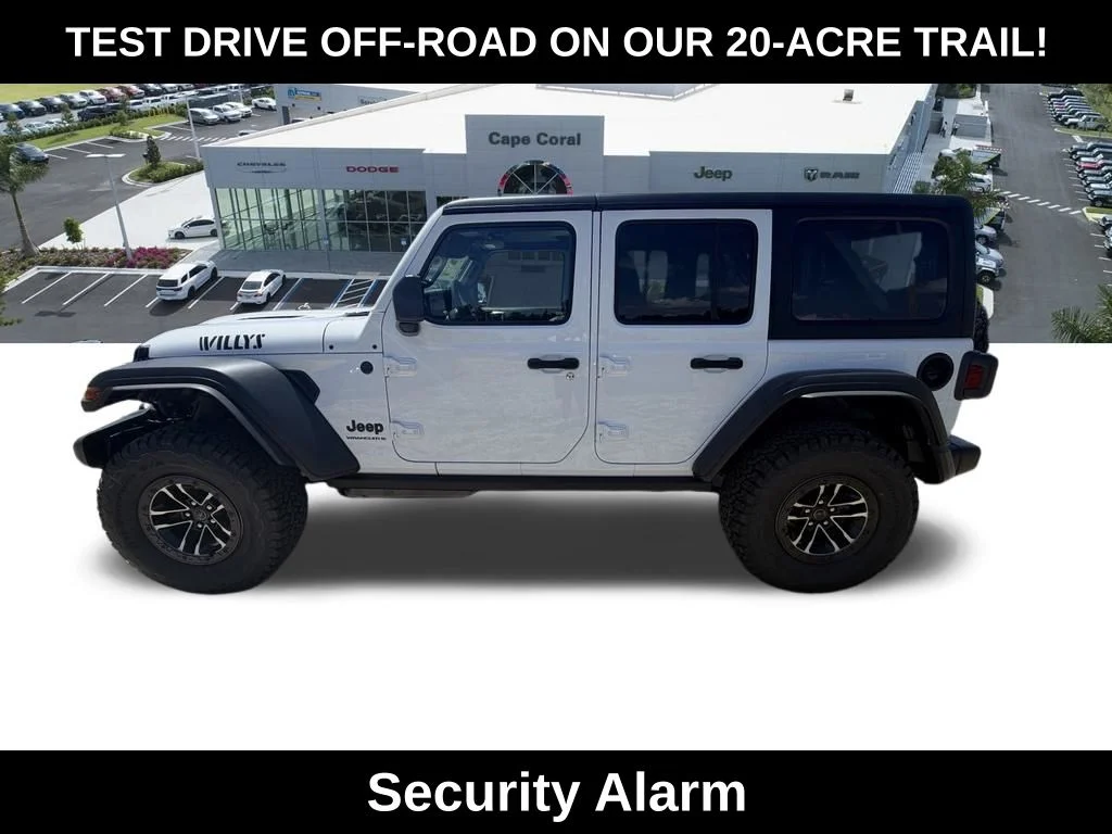 New 2026 Bright White Clear-Coat Exterior Paint Jeep Willys image 6