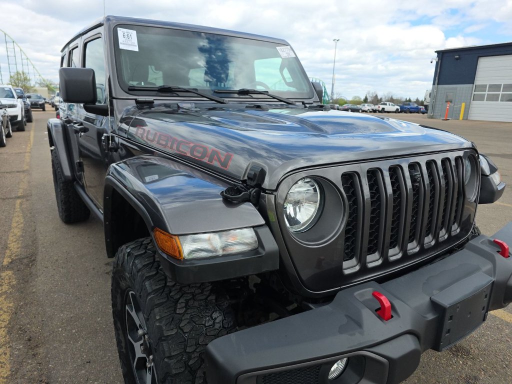 Used 2022 Granite Crystal Metallic Jeep Unlimited Rubicon image 3