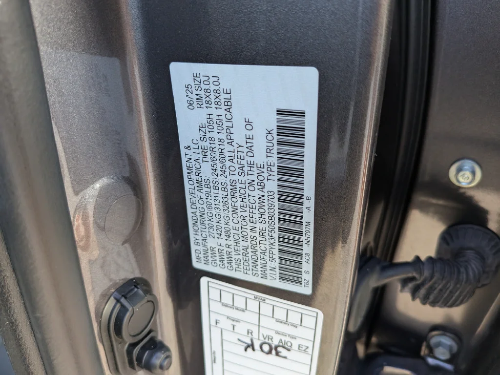 Used 2025 Gray Honda RTL image 34