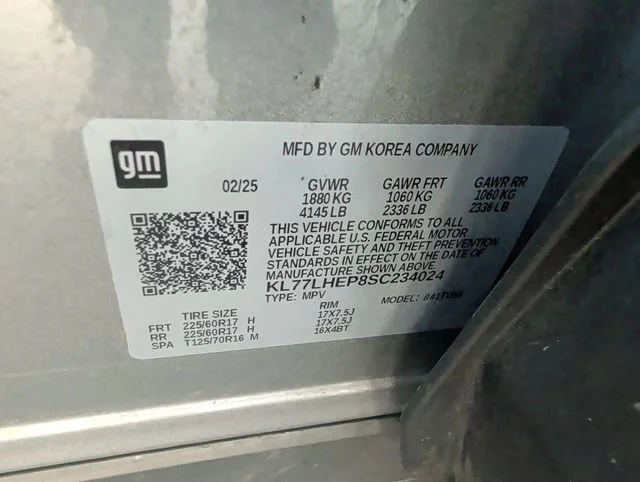 Used 2025 Sterling Gray Metallic Chevrolet LT image 33