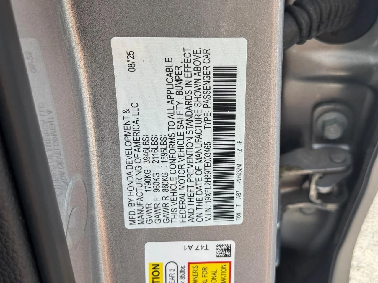 Certified Used 2026 Solar Silver Metallic Honda FWD Sport image 26