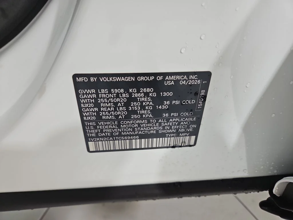 New 2026 White/off-white Volkswagen 2.0T SE w/Technology image 26