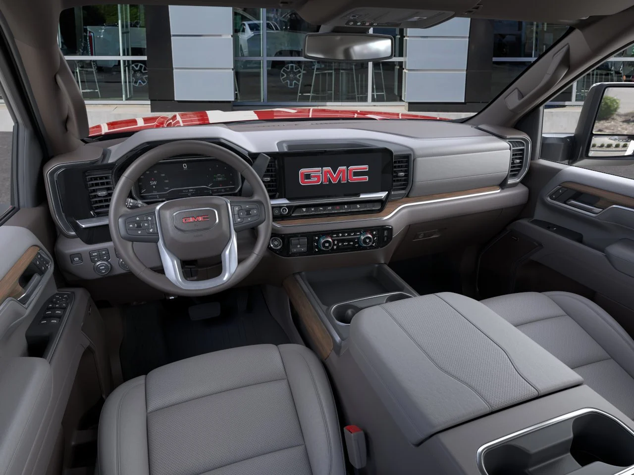 New 2026 Volcanic Red Tintcoat GMC SLT image 9