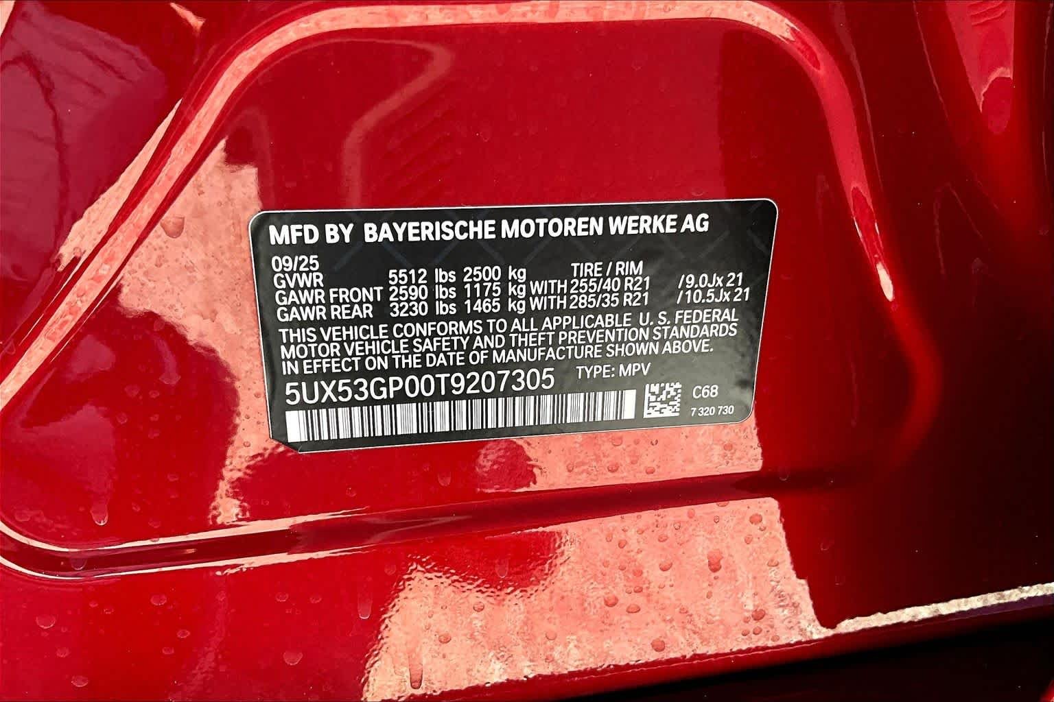 Used 2026 Vegas Red Metallic BMW 30 xDrive image 35