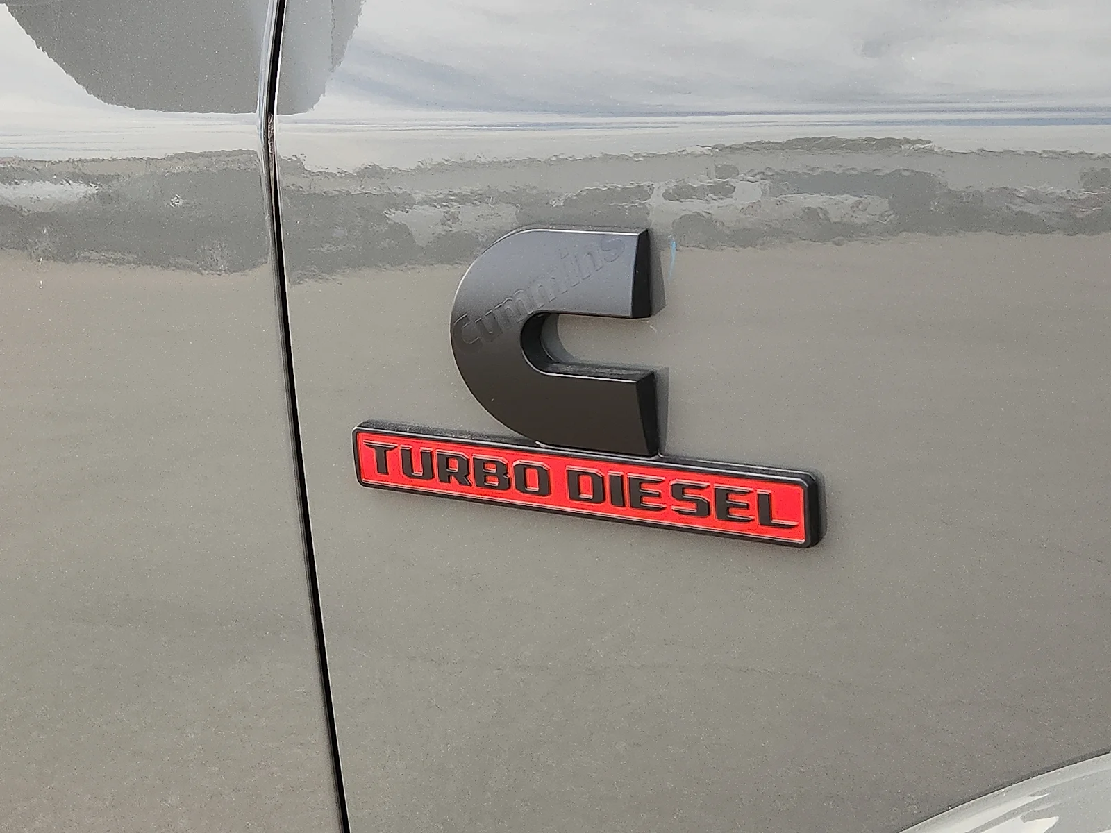 New 2027 Ceramic Gray Clear-Coat  Paint Ram LARAMIE CREW CAB 4X4 8