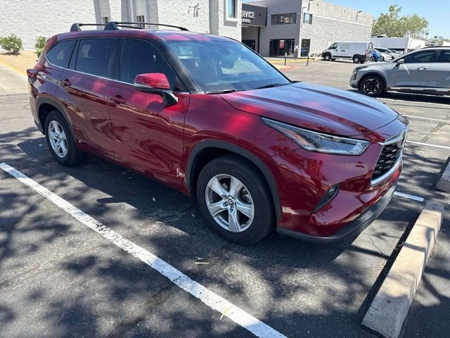 Used 2021 Ruby Flare Pearl Toyota LE image 3