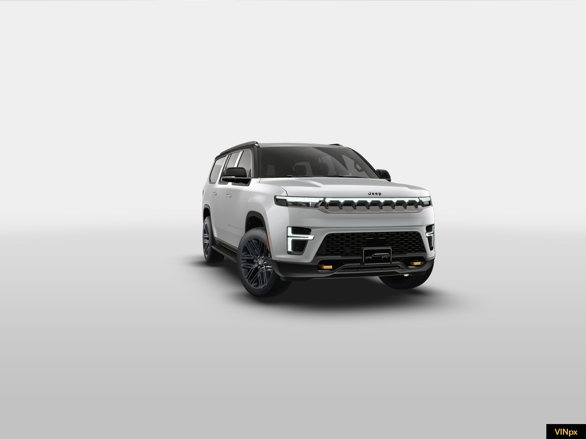 New 2026 Bright White Clear-Coat Exterior Paint Jeep Grand Wagoneer image 16